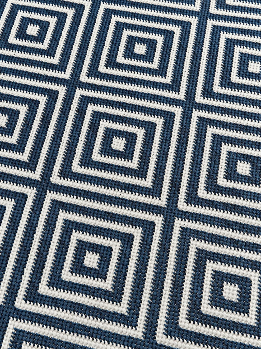 Alfombra corredor exterior reversible en rombos Reddy