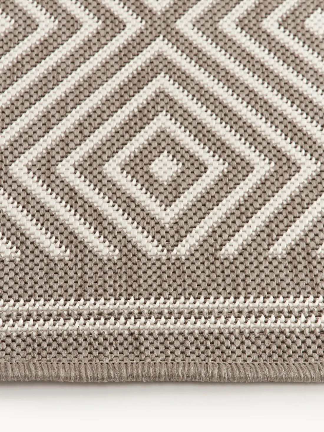 Alfombra corredor exterior reversible en rombos Reddy