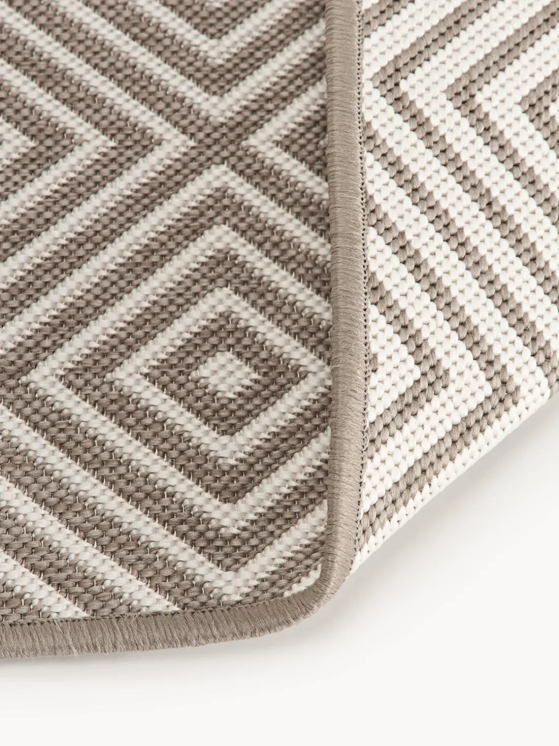 Alfombra corredor exterior reversible en rombos Reddy