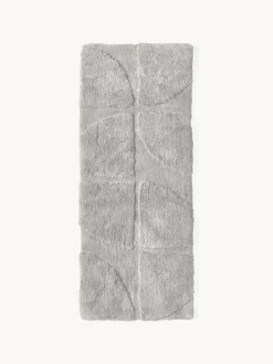 Alfombra corredor texturizada de pelo largo Jade