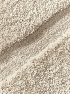 Alfombra corredor texturizada de pelo largo Jade