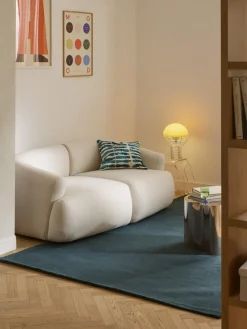 Alfombra de algodón artesanal Lora