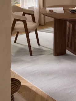 Alfombra de algodón artesanal Lora