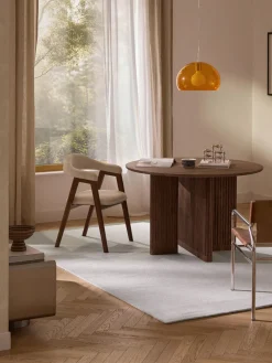 Alfombra de algodón artesanal Lora