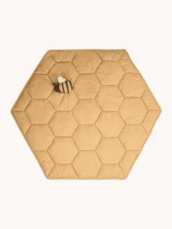 Alfombra de juegos artesanal con juguetes sonajeros Honeycomb