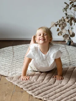 Alfombra de juegos reversible de algodón ecológico Jeffrey