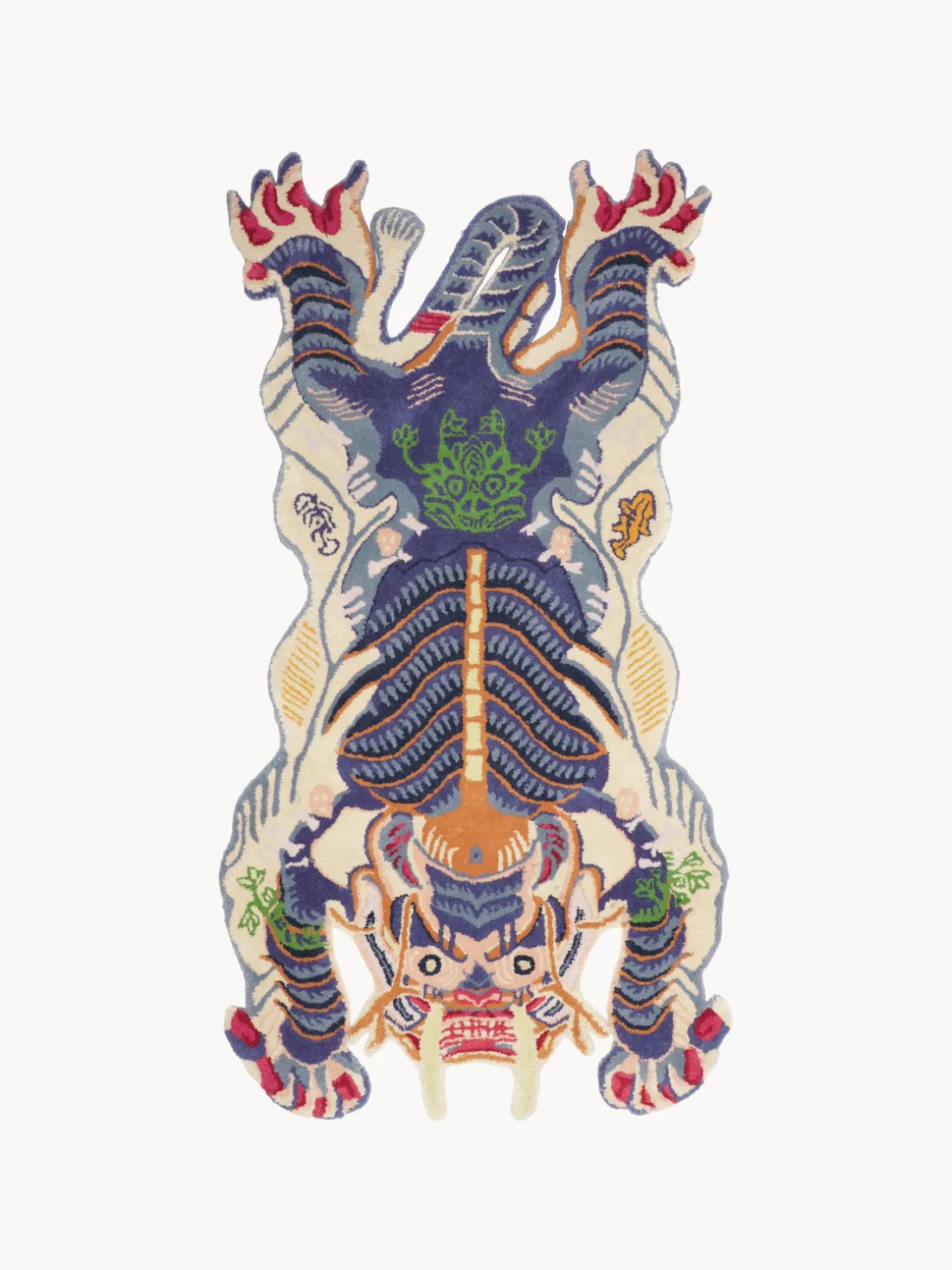 Alfombra de lana artesanal Dragon