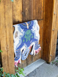 Alfombra de lana artesanal Dragon