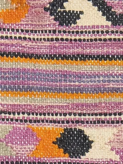 Alfombra de lana con borlas Yolanda