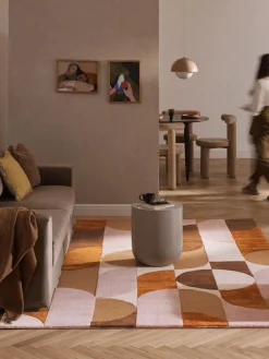 Alfombra de lana de pelo corto Camden