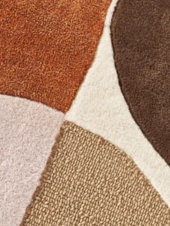 Alfombra de lana de pelo corto Camden