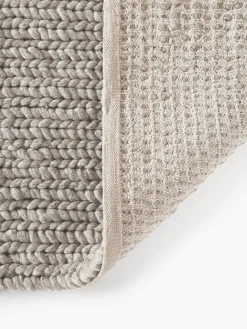 Alfombra de lana trenzada Bruna