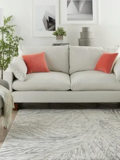 Alfombra de pelo corto con relieves Rustic Texture