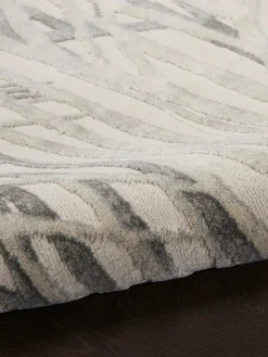 Alfombra de pelo corto con relieves Rustic Texture