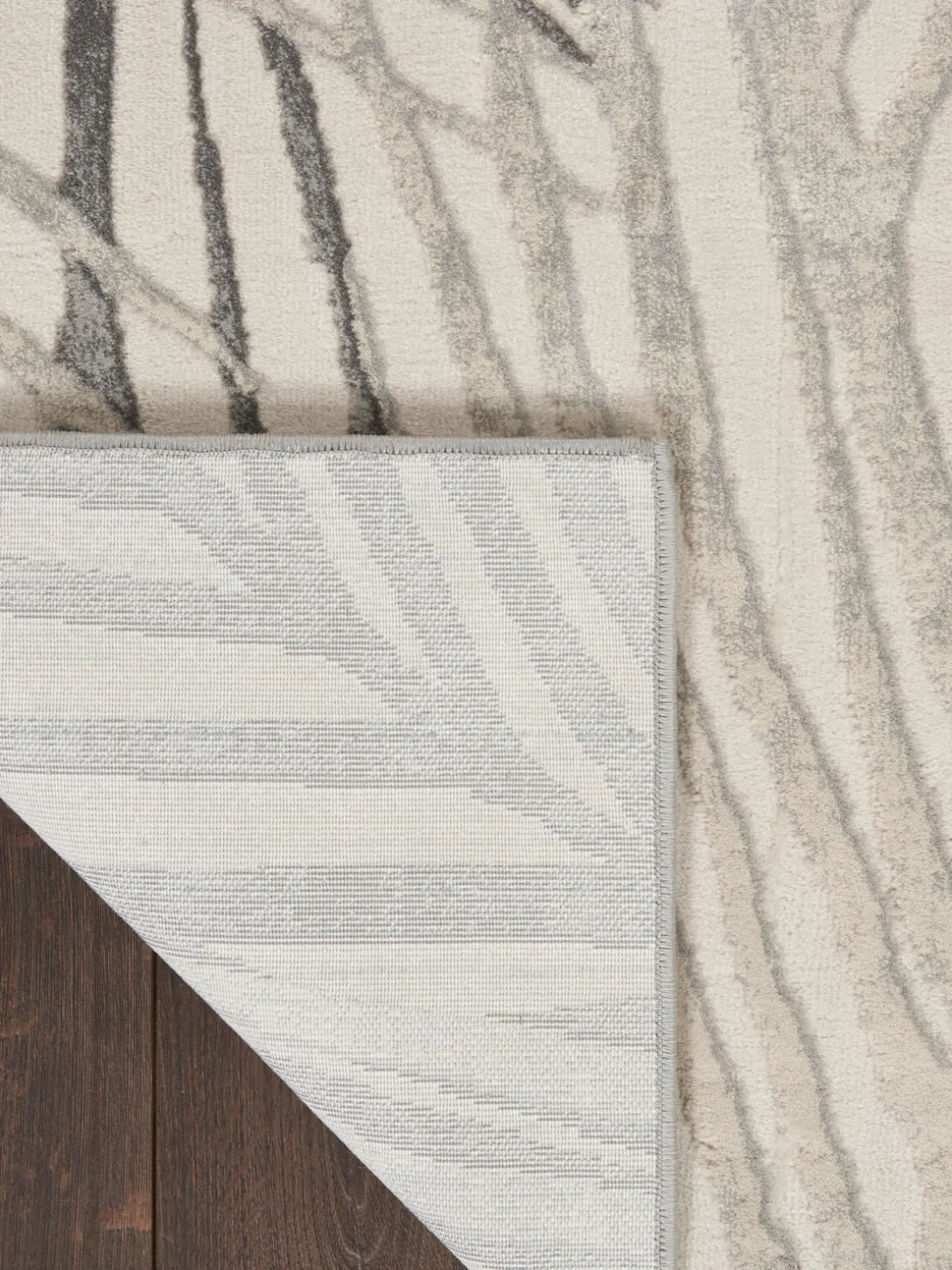 Alfombra de pelo corto con relieves Rustic Texture