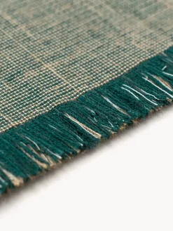 Alfombra de pelo corto con flecos diseño Folkform Monochrome