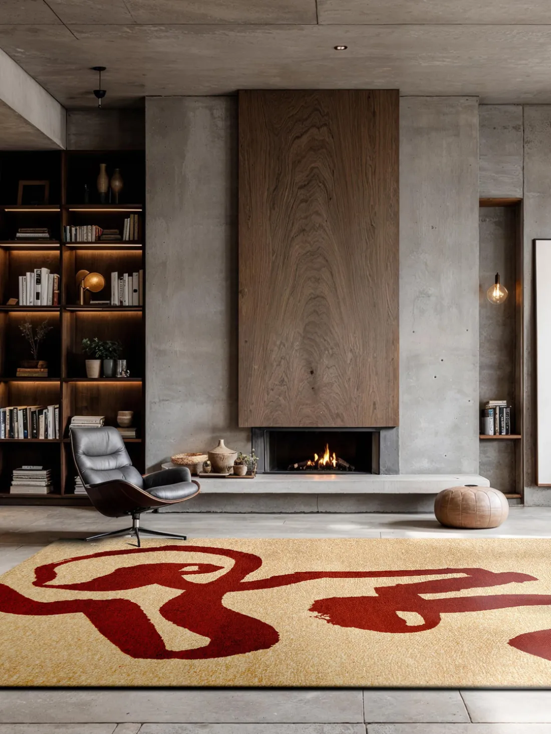 Alfombra de pelo corto Ribbon