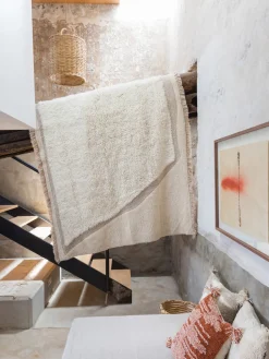 Alfombra de pelo largo de lana Nomad