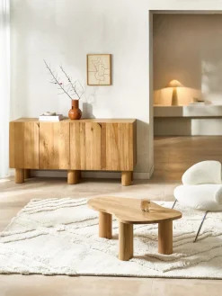 Alfombra de pelo largo texturizada Magda