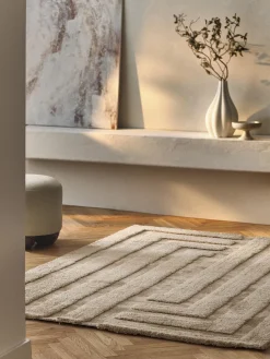 Alfombra de pelo largo texturizado Genève