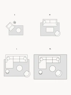 Alfombra de yute artesanal Pear