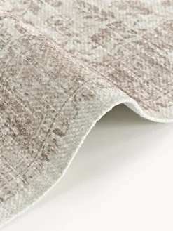 Alfombra exterior artesanal con estampado vintage Tiara