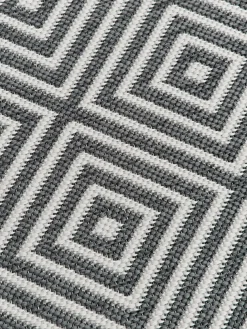 Alfombra exterior reversible en rombos Reddy