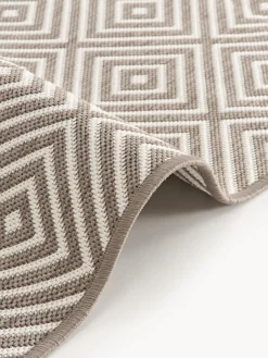 Alfombra exterior reversible en rombos Reddy