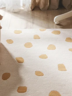 Alfombra infantil artesanal de lana Savannah