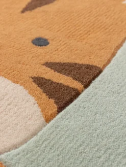 Alfombra infantil artesanal de lana Savannah