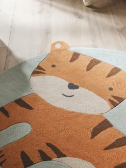 Alfombra infantil artesanal de lana Savannah