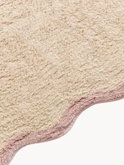 Alfombra infantil artesanal de algodón Lia, lavable