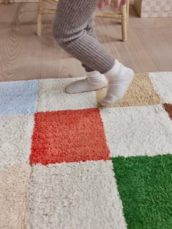 Alfombra infantil artesanal Chess