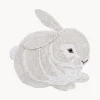 Alfombra infantil artesanal Bunny, lavable