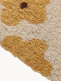 Alfombra infantil con estampado floral Gobi