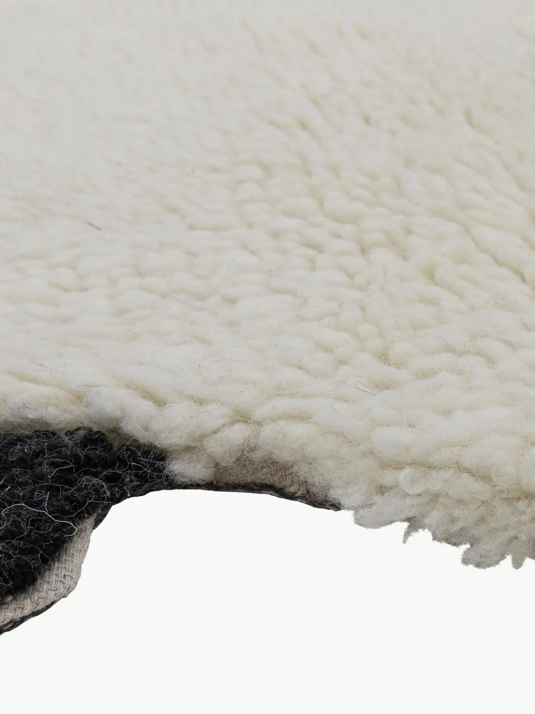 Alfombra infantil de pelo largo de lana Dolly