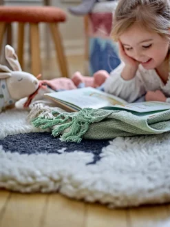 Alfombra infantil de pelo largo de lana Dolly
