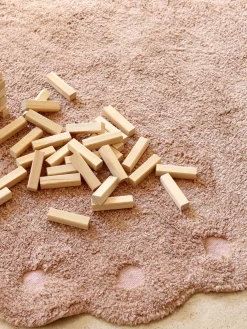 Alfombra infantil ovalada lavable Pine Cone