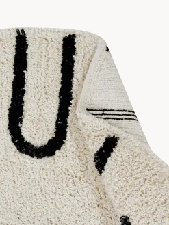 Alfombra infantil redonda con letras de diseño ABC