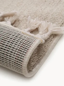 Alfombra infantil texturizada con borlas Momo