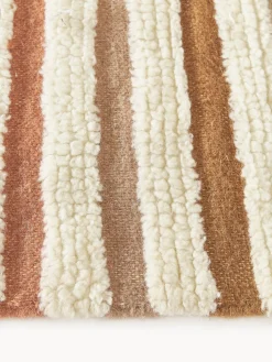 Alfombra kilim artesanal con flecos Calais