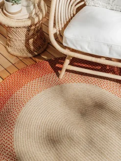 Alfombra ovalada de interior/exterior Nandi