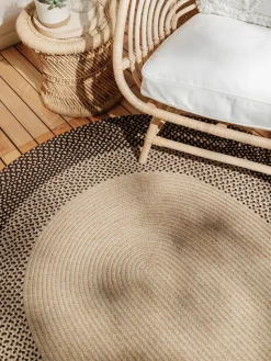 Alfombra ovalada de interior/exterior Nandi