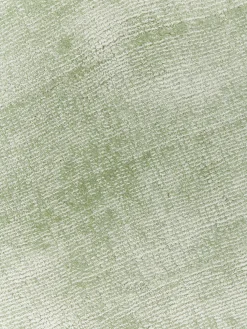 Alfombra redonda artesanal de viscosa Jane