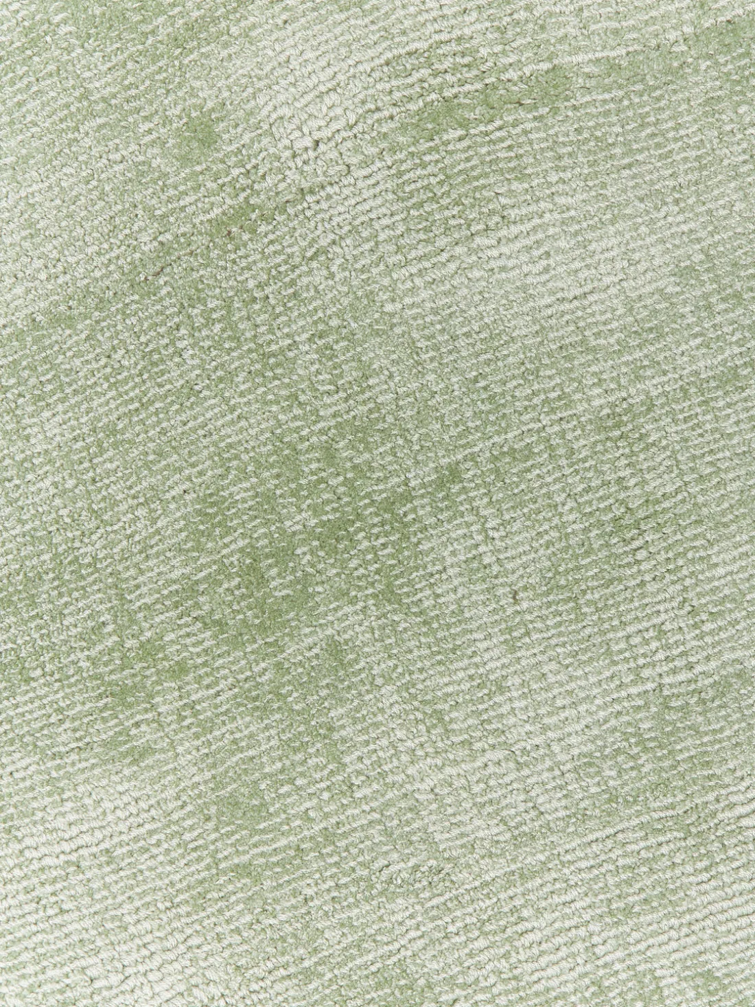 Alfombra redonda artesanal de viscosa Jane