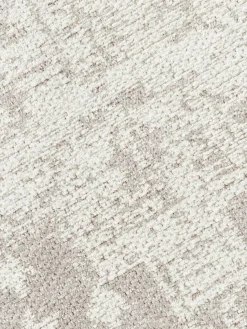 Alfombra redonda artesanal de chenilla Neapel