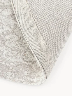 Alfombra redonda artesanal de chenilla Neapel