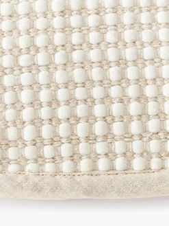 Alfombra redonda artesanal de lana Amaro