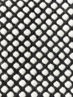 Alfombra redonda artesanal de lana Amaro