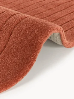 Alfombra redonda artesanal de lana Mason